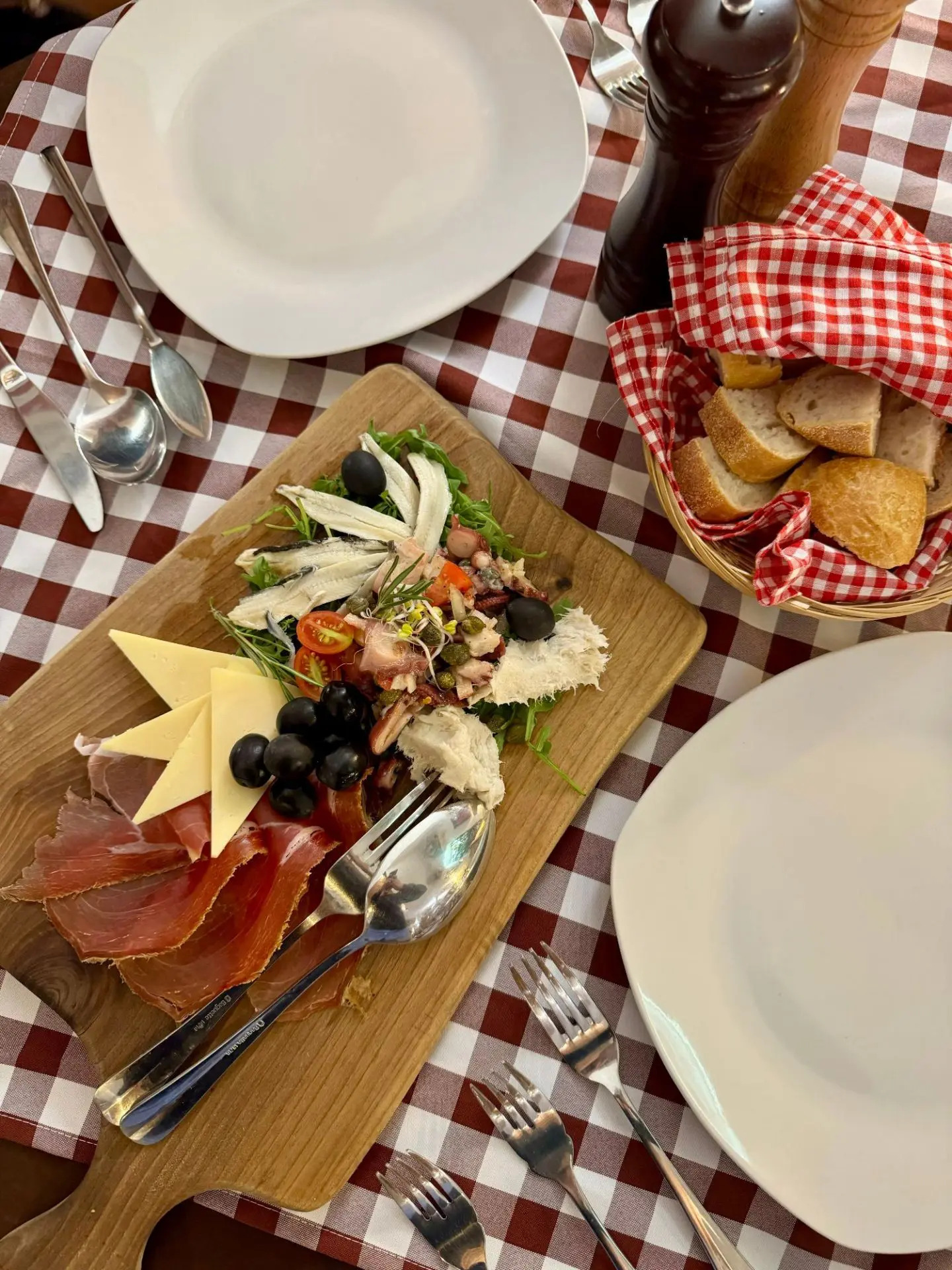 A steaming bowl of our seasonal soup
