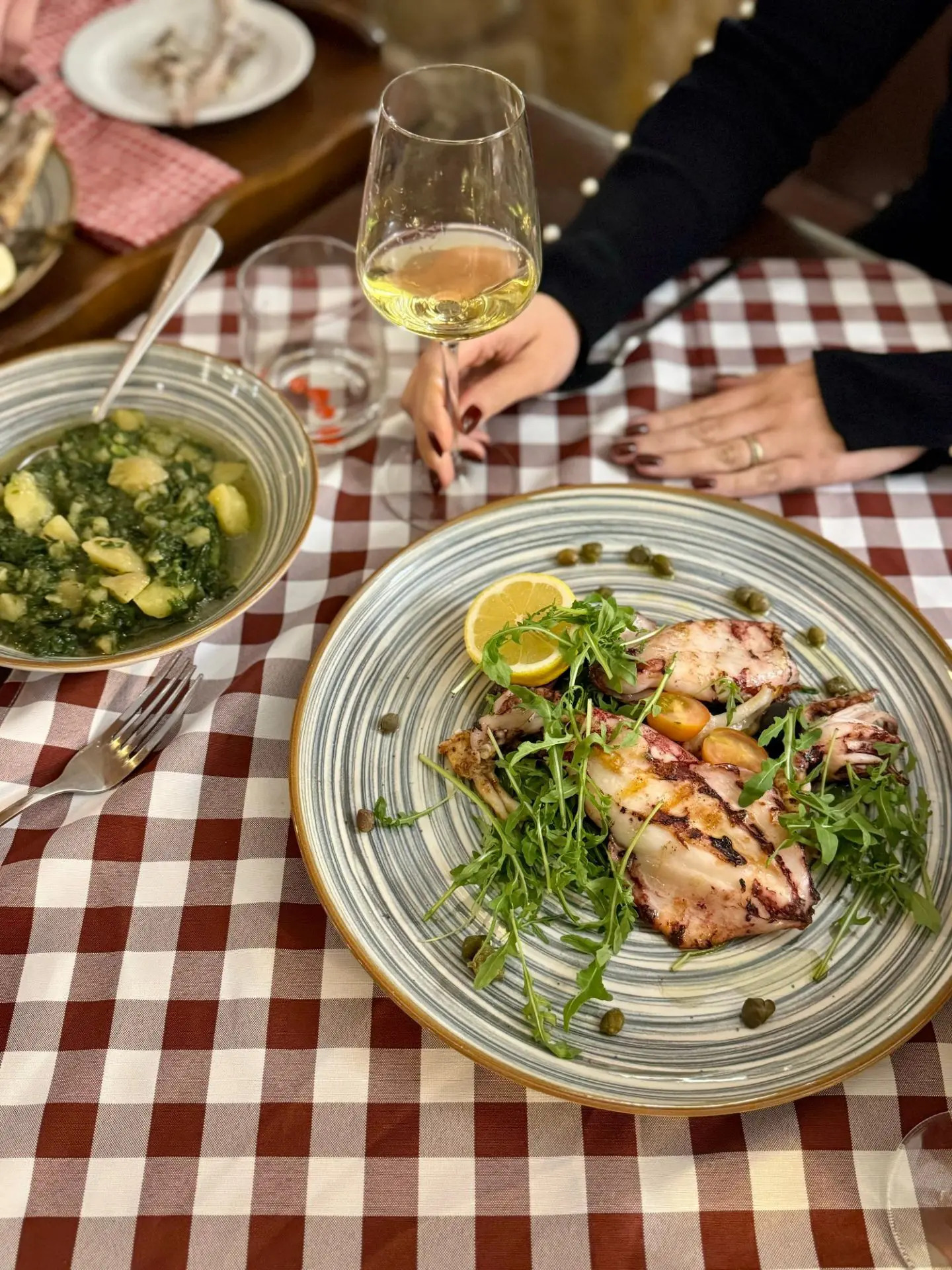 Our signature creamy truffle pasta