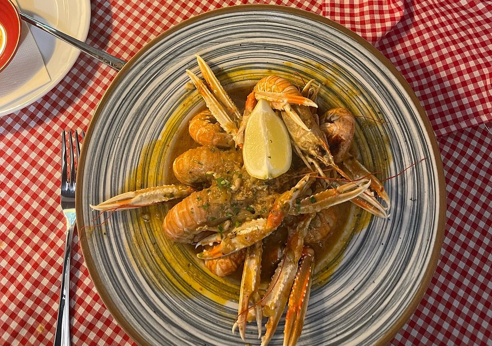 An old map showing a voyage route