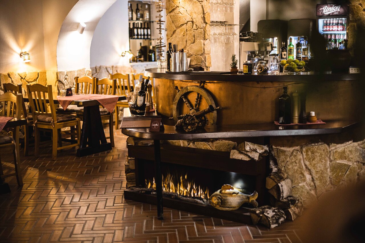 Interior shot of the Konoba dining area